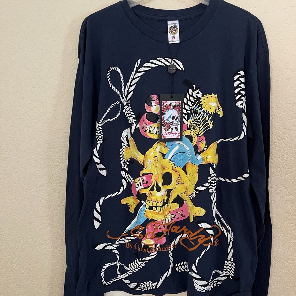 Vintage Ed Hardy by Christian Audigier T- Shirt Size XL NWT